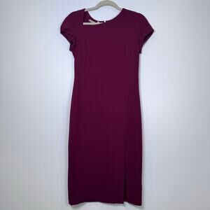 Maggy London Burgandy Sheath Dress